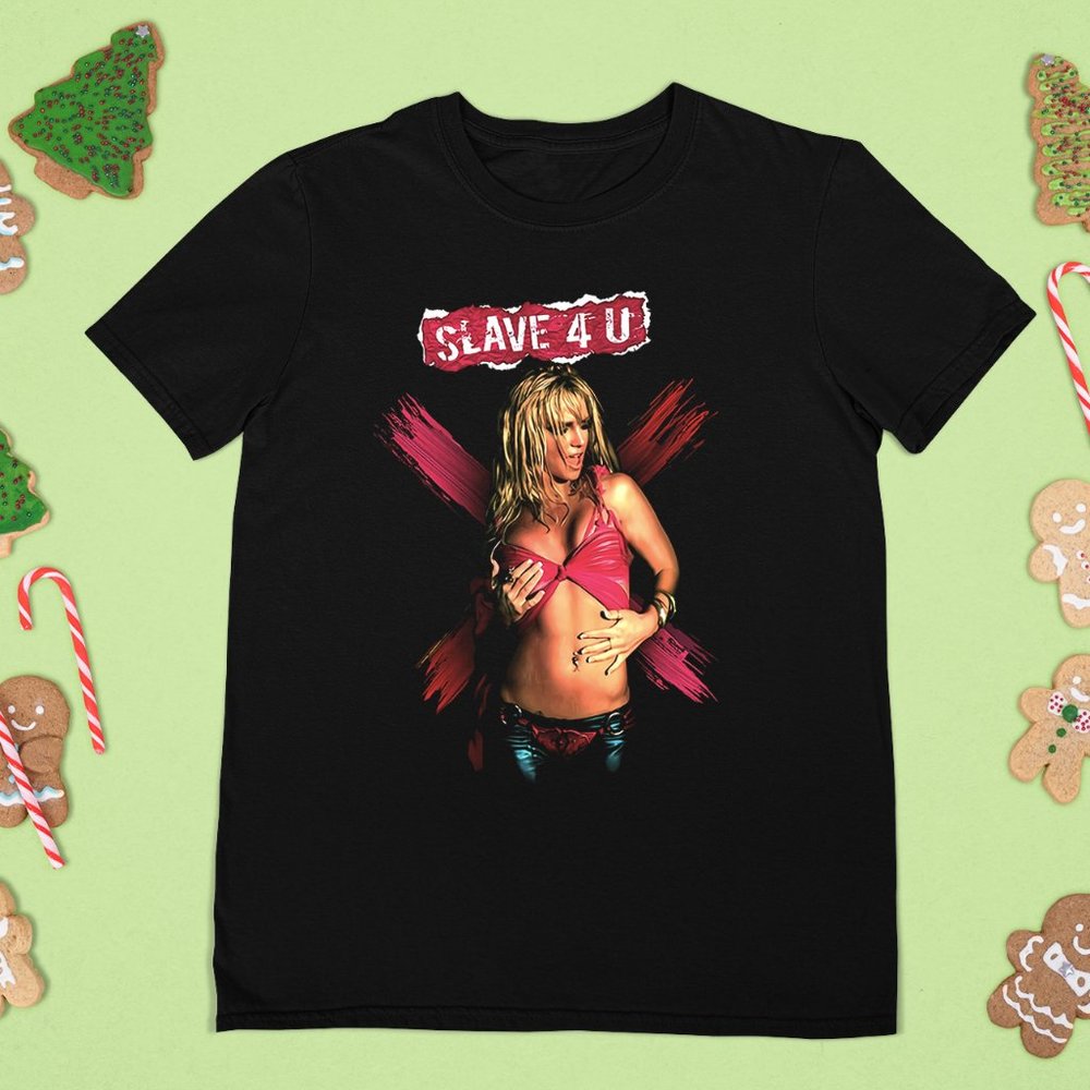 Britney Spears T-shirt Black Cotton All Size Unisex Th017